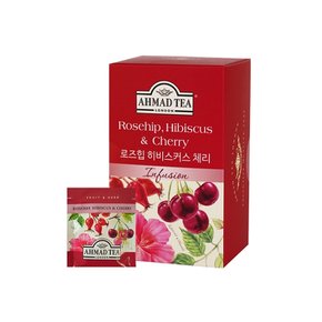 아마드 로즈힙 히비스커스 체리향 허브티 40g (20티백) / 차 아마드 허브차 허브티 히비스커스차