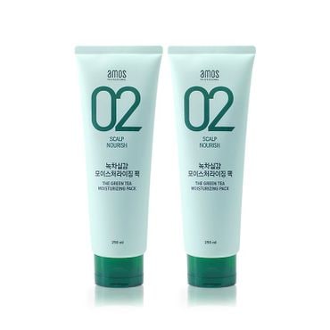 NS홈쇼핑 아모스 녹차실감 인텐시브 모이스처 팩 250ml 1+1 (eTV)[33543315]