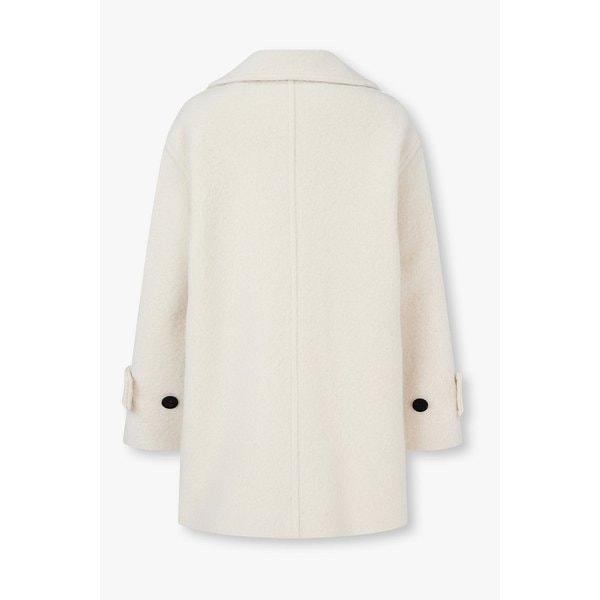 알파카 블렌드 싱글 하프 코트 7125416500104