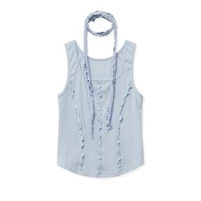 scarf sleeveless (sky blue)