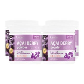  캐나다 오로니아 아사이 베리 파우더 Acai Berry Powder 120g 4개