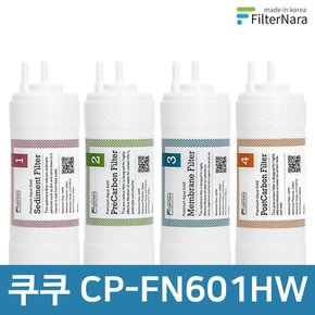 쿠쿠 CP-FN601HW 고품질 정수기 필터 호환 1년 세트