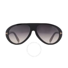 4436206 Tom Ford Camillo Smoke Pilot Mens Sunglasses