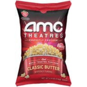 AMC Theatres Perfectly Popcorn에이엠씨씨어터  Ready  to  Eat  클래식  버터맛  팝콘