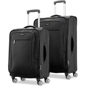 미국 샘소나이트 캐리어 Samsonite Ascella X Softside Expandable Luggage with Spinners 블랙