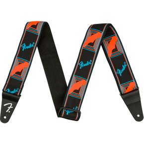 네온 모노그램 통기타 일렉 스트랩 멜빵 NEON MONOGRAM (NEON)Blue/Orange
