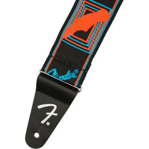 네온 모노그램 통기타 일렉 스트랩 멜빵 NEON MONOGRAM (NEON)Blue/Orange