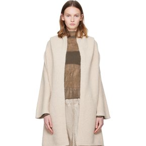 오프 화이트 카포트 코트 AW25C1069Y102 ANTIQUE MELANGE