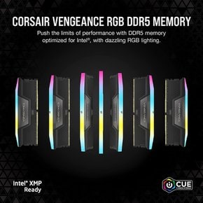 커세어 DDR5-6000MHz 벤젠스 RGB DDR5 (PC5-48000) 인텔 XMP UDIMM 64GB