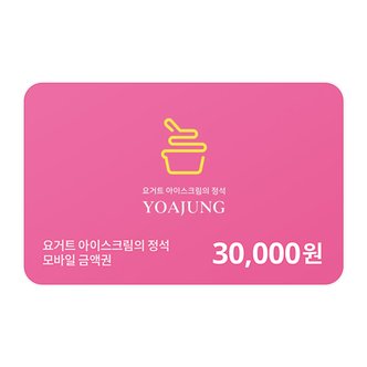 요거트아이스크림의정석 [기프티쇼] 요거트아이스크림의 정석 모바일금액권 30,000원권