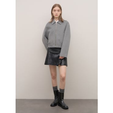 시스티나 [24 F/W] 밴딩 카라 핸드메이드 자켓 AWHJKO41050