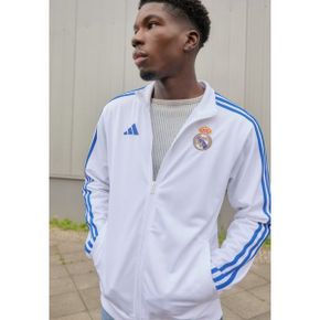 5136837 Adidas REAL MADRID DNA TRACK TOP - Club wear white 113028097