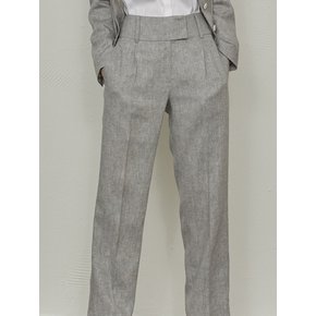 HERRINGBONE LINEN  PANTS