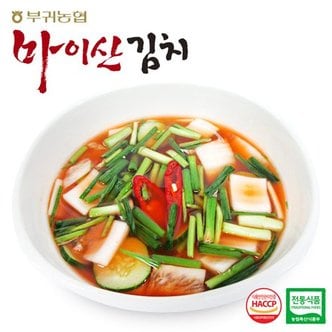 마이산김치 [한국농협김치] 전북 대표김치 마이산 나박물김치1kgx2팩(2kg)