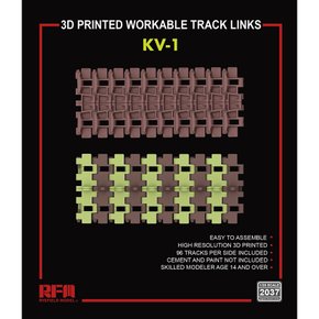 CRM2037 1대35  KV-1 3D 프린트 트랙 - 전차 미포함