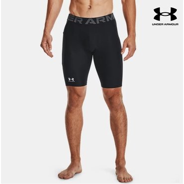 언더아머 남성 5부 레깅스 HeatGear® 포켓 롱 쇼츠 1361602 블랙