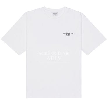 아크메드라비 ADLV BASIC SHORT SLEEVE T-SHIRT 2 WHITE 베이직2 화이트 SSBLN2-WHT