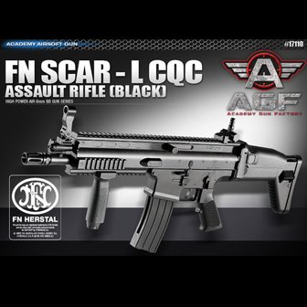  FN SCAR-L CQC 블랙 전동건 17413 - 스카 비비탄총 비비총 아카데미과학