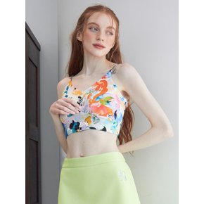 Watercolor mood chain top (Green)