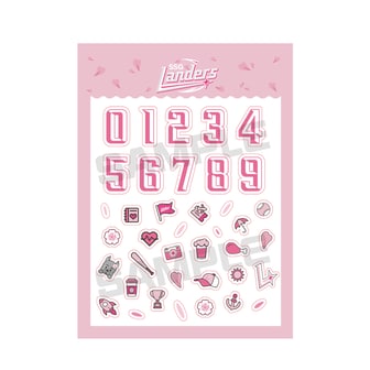 SSG랜더스 벚꽃 에디션 스티커