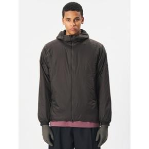 26FW 골드윈 자켓 Pertex Quantum con Cappuccio Marrone의 Giaccone Corto