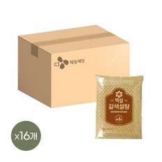 백설 갈색설탕 1kg x16개