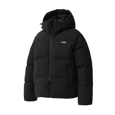널디 에센셜 후디 다운 자켓 블랙 PNEW25DJ0301