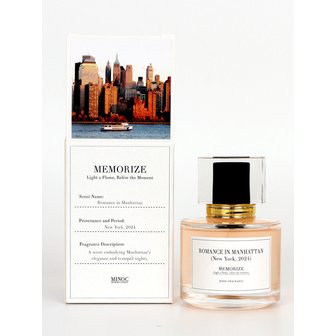 미녹 메모라이즈 퍼퓸 로맨스인맨하튼 여성 남성 니치향수 50ml