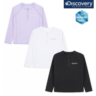 디스커버리키즈 25SS  키즈 프레시벤트 에센셜 반집업 래쉬가드 DKSW52053