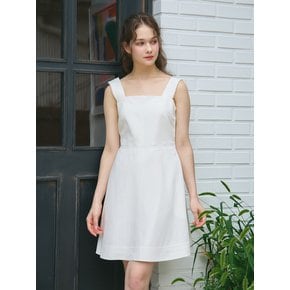 LACE TRIM SLEEVELESS ONEPIECE_IVORY