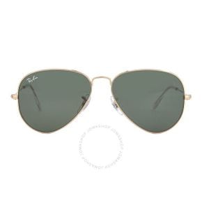 4662143 Ray-Ban Aviator Rose Gold Green Pilot Uni Sunglasses