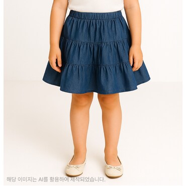 밀리밤 밀리캉캉데님스커트 MLWH25F1G