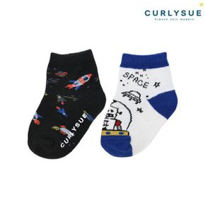아동 스페이스 양말 2매 세트 CNF1AQSO51_P300606431