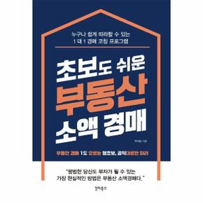 초보도 쉬운 부동산 소액 경매   부동산 경매 1도 모르는 생초보  공식대로만 하라