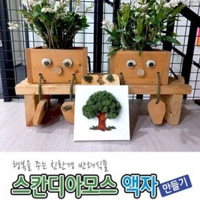 스칸디아모스 액자 기본과 만들기탄소중립초록 빨강