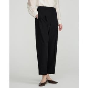 [25SS] 블랙 울혼방 배기핏 슬랙스 팬츠 DLPA5B210BK