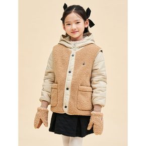 [30%OFF][BEANPOLE KIDS]보아플리스 2종 패딩 세트  베이지 (BI3939U13A)