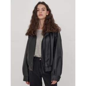 465 VEGAN LEATHER BLOUSON