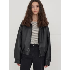 465 VEGAN LEATHER BLOUSON