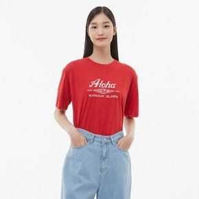 알로하 라운드넥 티셔츠 AP3CT840_DG