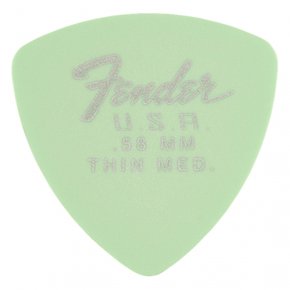 Fender 픽 346 Dura-Tone .58 12-Pack, Surf Green