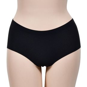 쿨샵 통기성 매쉬패턴 무봉제 힙라인 누디 여성팬티