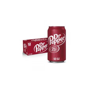 [해외직구] 닥터페퍼  Dr  Pepper  오리지널  소다  355ml  x  12캔