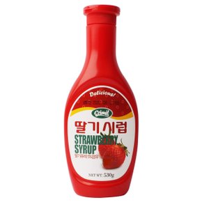 메가커피 서강 딸기 시럽 530g