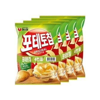  농심 포테토칩 오리지널 4번들