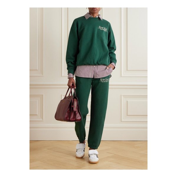 NY 94 프린트 코튼 저지 스웨트팬츠 1647597343786330