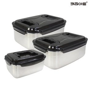 스텐 김치통 밀폐용기 3종I(S호+3호+3호)