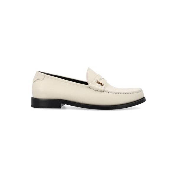 [해외배송] 25SS 생로랑 플랫 슈즈 67023218RTT Neutrals