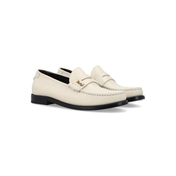 [해외배송] 25SS 생로랑 플랫 슈즈 67023218RTT Neutrals