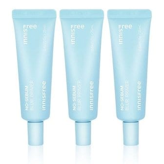  이니스프리 노세범 블러 프라이머 25mL 3개